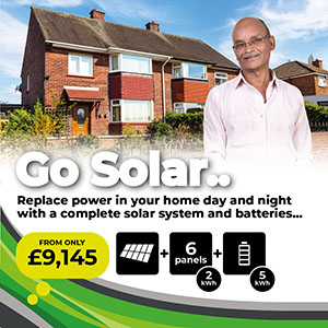 Go Solar and secure your energy future with Solar power and battery storage.