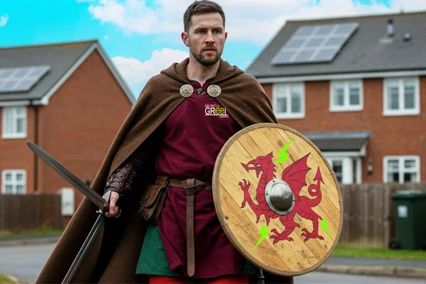 Owain Glynsolar on the Streets of Wales - Celtic Green Energy