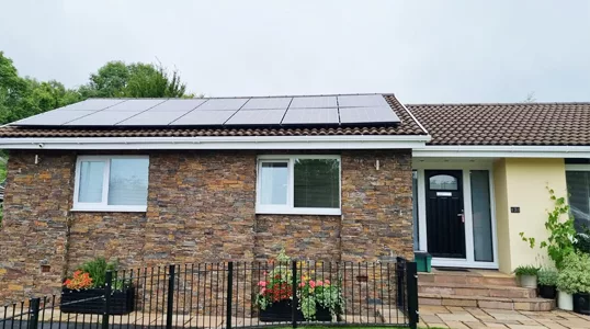 Solar panel installtion in Llanelli celtic green energy