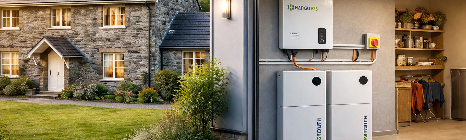 Home battery storage system installed in Wales
